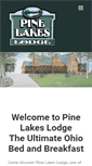 Mobile Screenshot of pinelakeslodge.com